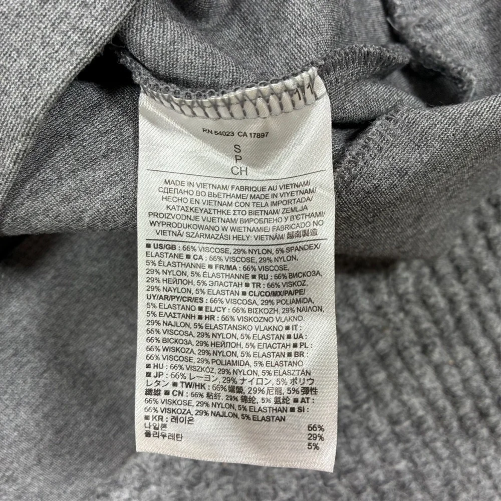 Banana Republic Wear And When Graphic Sweatshirt Mens Small Gray Pullover